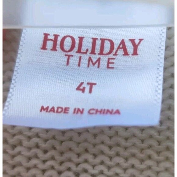 Holiday Time Baby & Toddler Boy or Girls Unisex Sweater Sz 4T Christmas Pullover - Picture 8 of 10